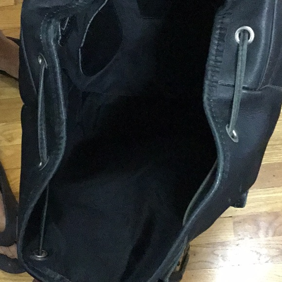 EUC Aston Leather Backpack w/solid brass hardware. - Picture 5 of 6